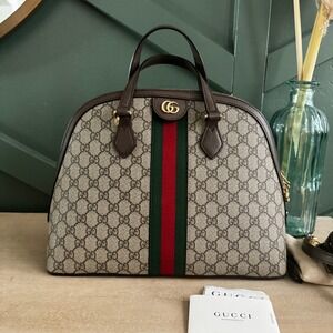 Gucci Dome Ophidia Medium Top Supreme Handle Shoulder Bag